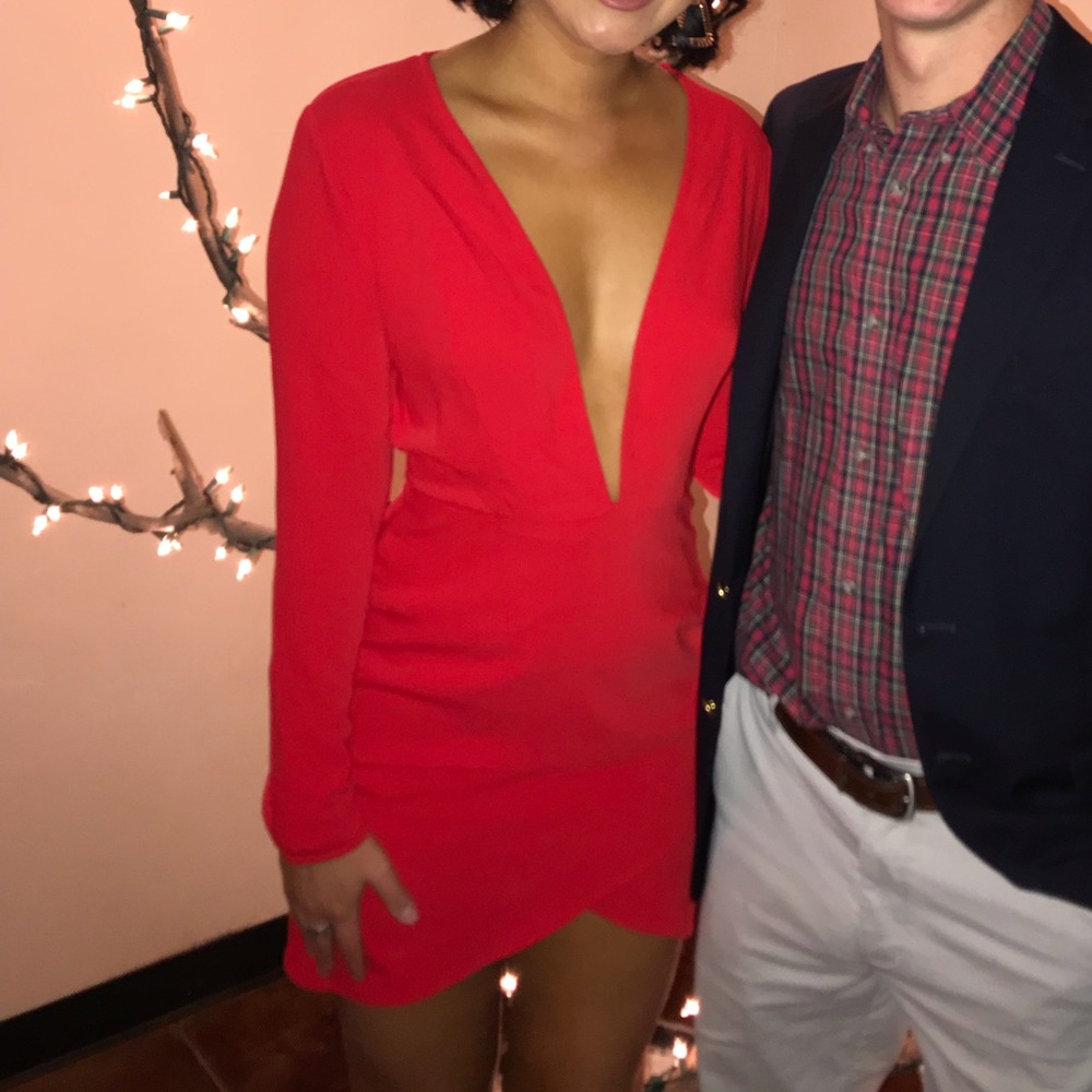 Revolve Deep-V Dress